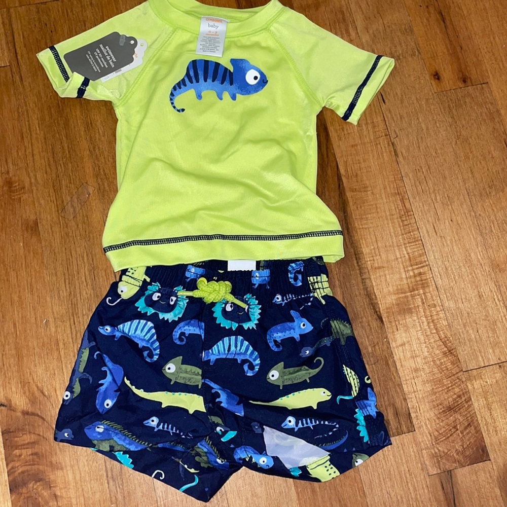 Nwt Gymboree swim set 0-3 mos